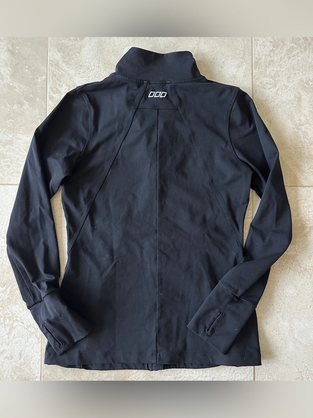 Black Women's Performance Zip Jacket - Lorna Jane Size Small
